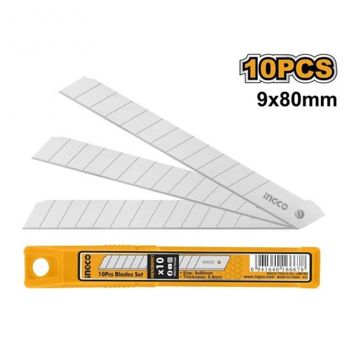 Čepeľ náhradná 9x80mm INGCO sada 10ks