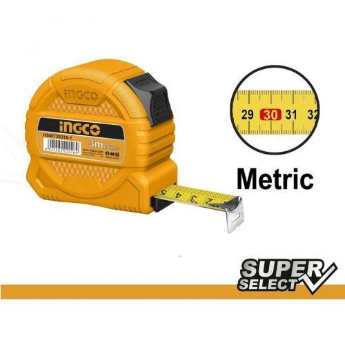 Meter zvinovací 3mx16mm INGCO