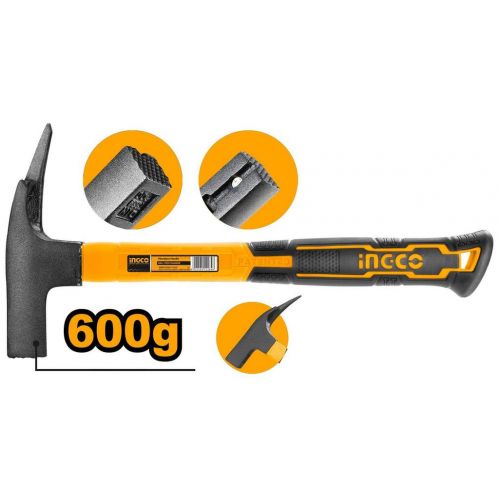 Kladivo tesárske, 600g, INGCO, sklolaminát