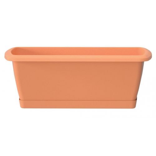 Truhlík s miskou plastový 490x184x150 mm RESPANA SET terrakota