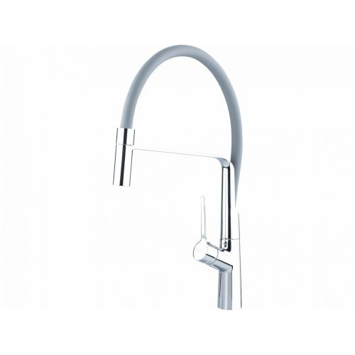 Batéria stojánková, flexibilné horné rameno s premostením, 450mm, šedé, 25mm
