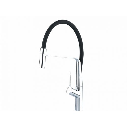 Batéria stojánková, flexibilné rameno s premostením, 450mm, čierne, 25mm