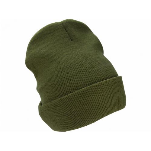 Čiapka pletená tmavozelená