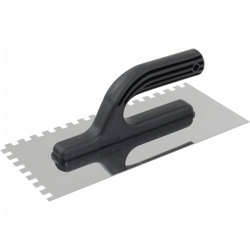 Hladidlo antikorove 270x130mm, plast. rukovat, zuby 6x6mm