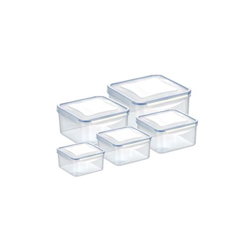 Dózy plastové FRESHBOX 5ks, štvorcová