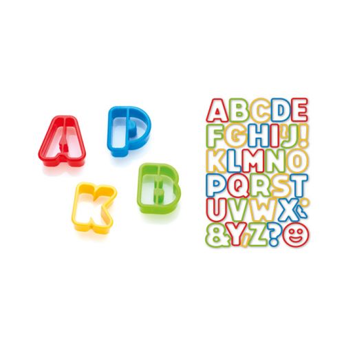 Vykrajovače abeceda Delícia KIDS 34ks