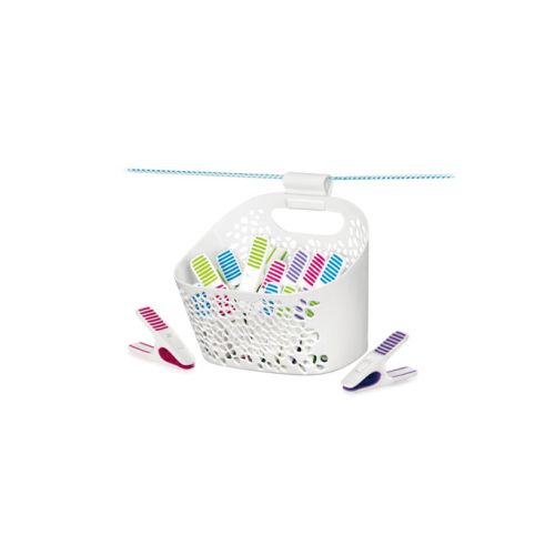 Štipce na prádlo v košíku 20ks CLEAN KIT plast