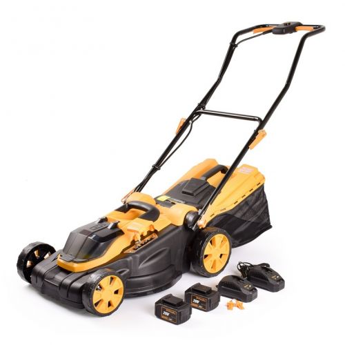 Kosačka AKU 20V 2X4Ah + nabíjačka 38cm, RIWALL