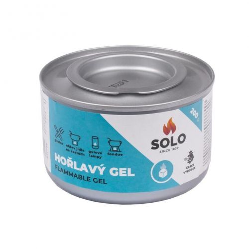 Horľavá pasta, gél v plechovke SOLO 200g 