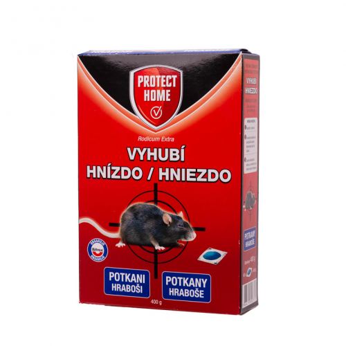 Návnada proti potkanom a hrabošom, Rodicum extra, 400g SBM