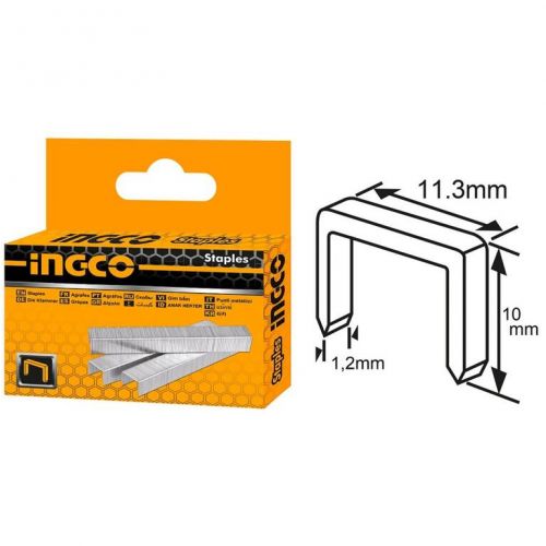 Sponky do zošívačky 11,3 x 1,2 x 10mm 1000ks INGCO  KLC