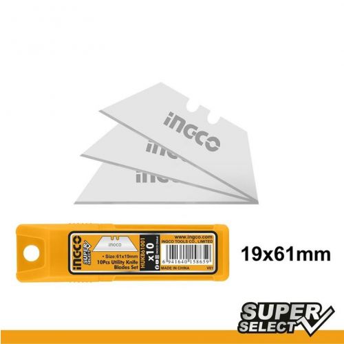 Čepeľ náhradná 19x61mm INGCO sada 10ks 