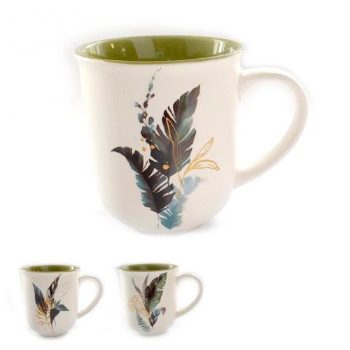 Hrnček porcelánový 400ml BIONICO, mix 3 vzorov