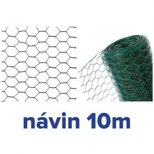 Pletivo chovateľské HEX, 13/1x1000mm, 10m, zajačie, PVC
