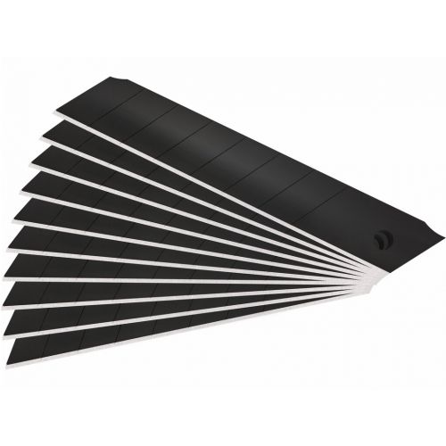 Brity do univ noza olamovacie, 10ks, 18x0,7mm, 7 segmentov, cierne