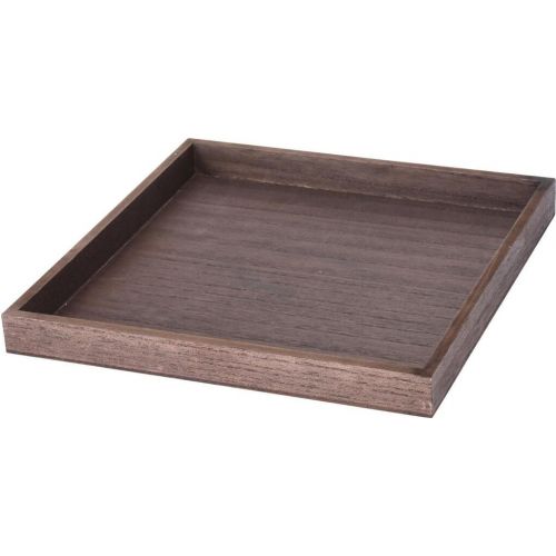 Podnos 30x30 cm drevený hnedý