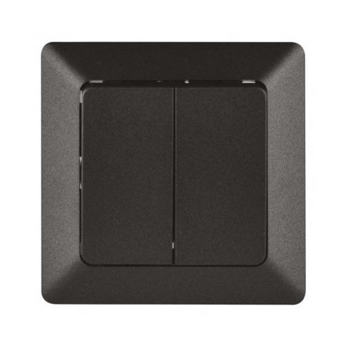 VYPÍNAČ č.6+6 (5B) IP20 ANTHRACITE