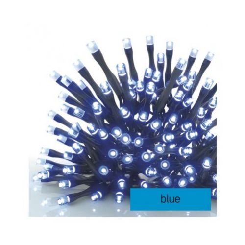 Reťaz connect 100 LED 10m IP44 modrá