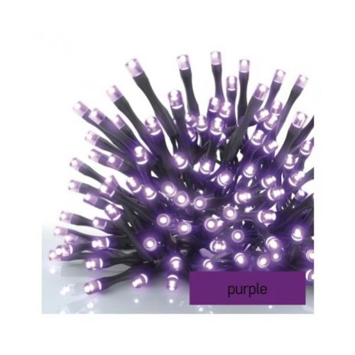 Reťaz connect 100 LED 10m IP44 fialová