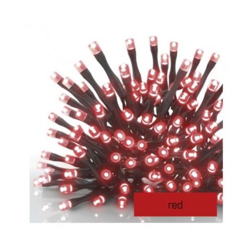 Reťaz connect 100LED 10 m IP44 červené