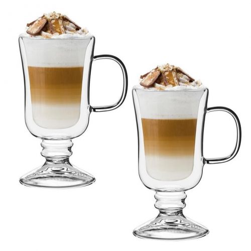 Hrnček VENEZIA / IRISH COFFE dvojstenny sklenený 200ml, bal 2ks