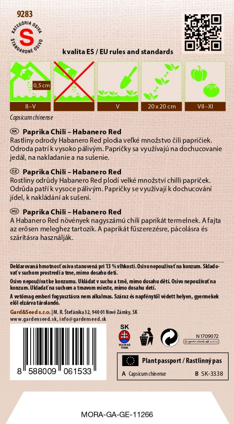 Kinekus Chilli Paprika – Habanero Red