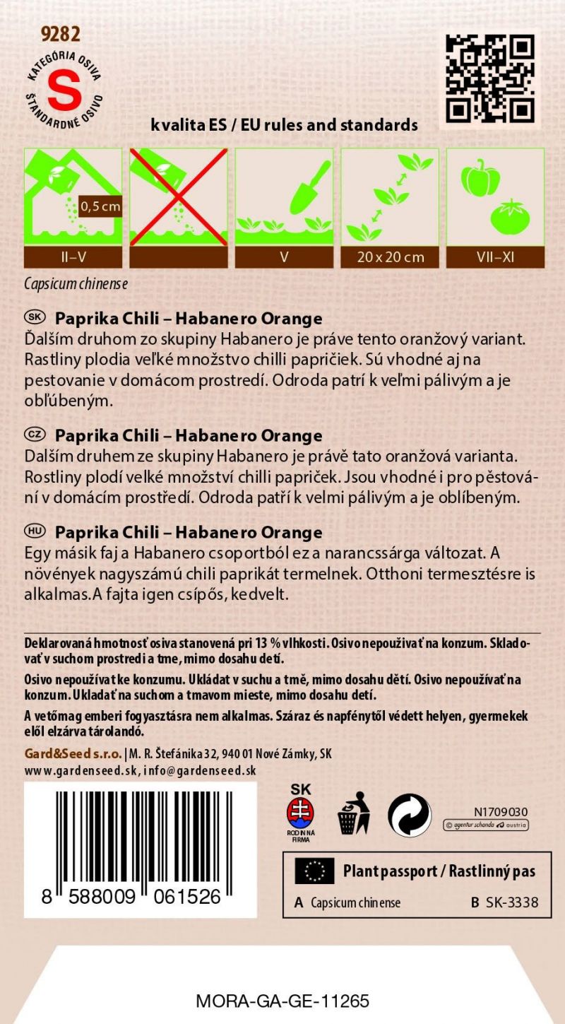 Kinekus Chilli Paprika – Habanero Orange
