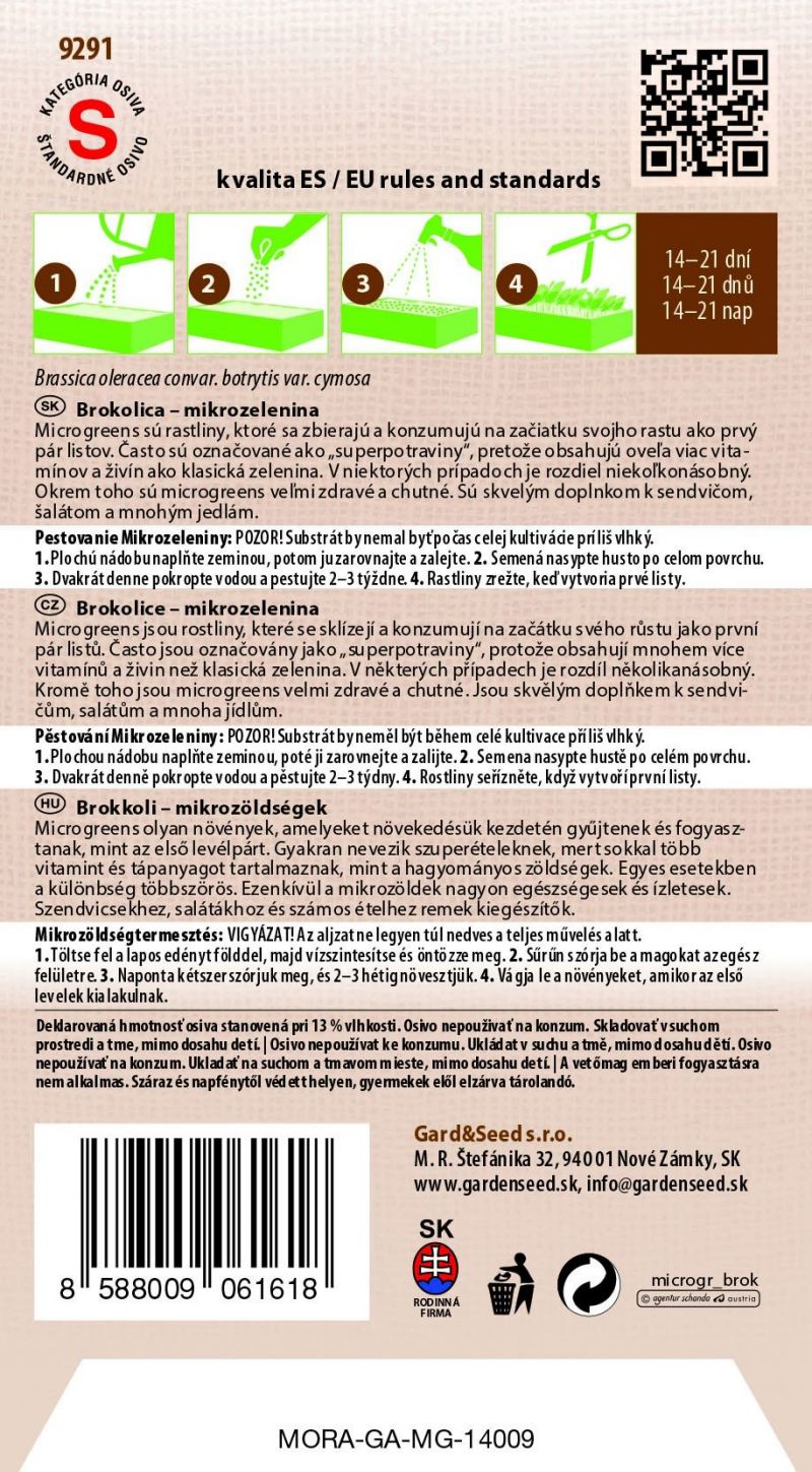 Kinekus Mikrozelenina – Brokolica
