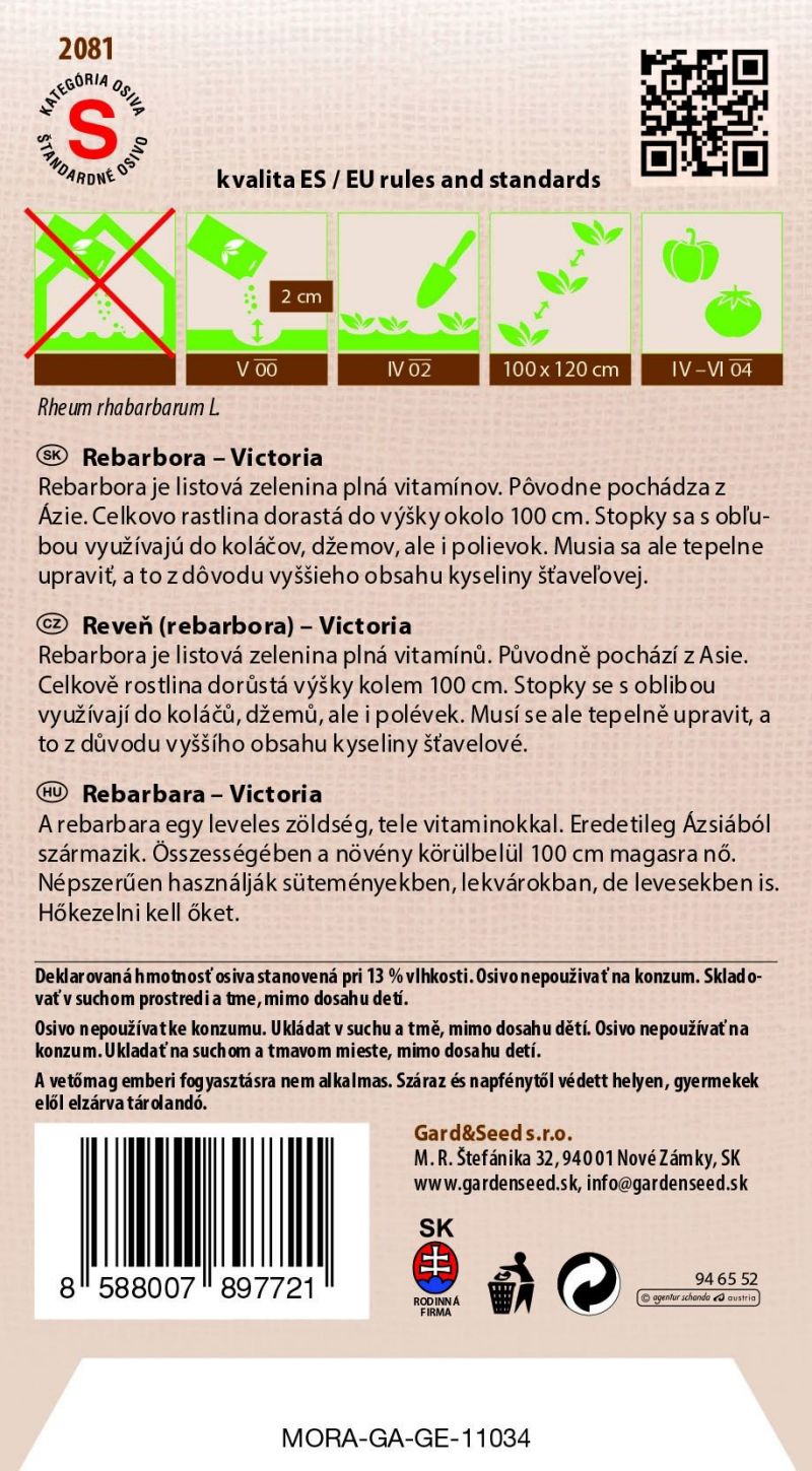 Kinekus Rebarbora – Victoria