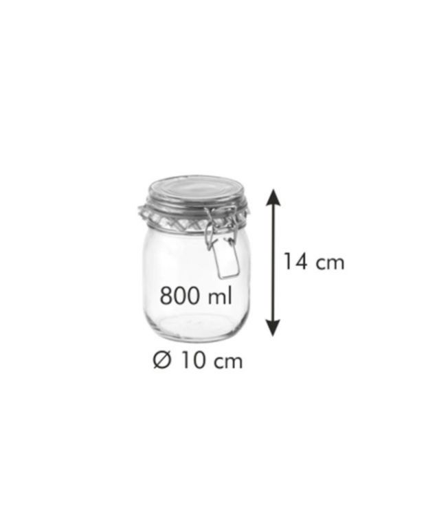Kinekus Zavárací pohár s klipsou DELLA CASA 800 ml