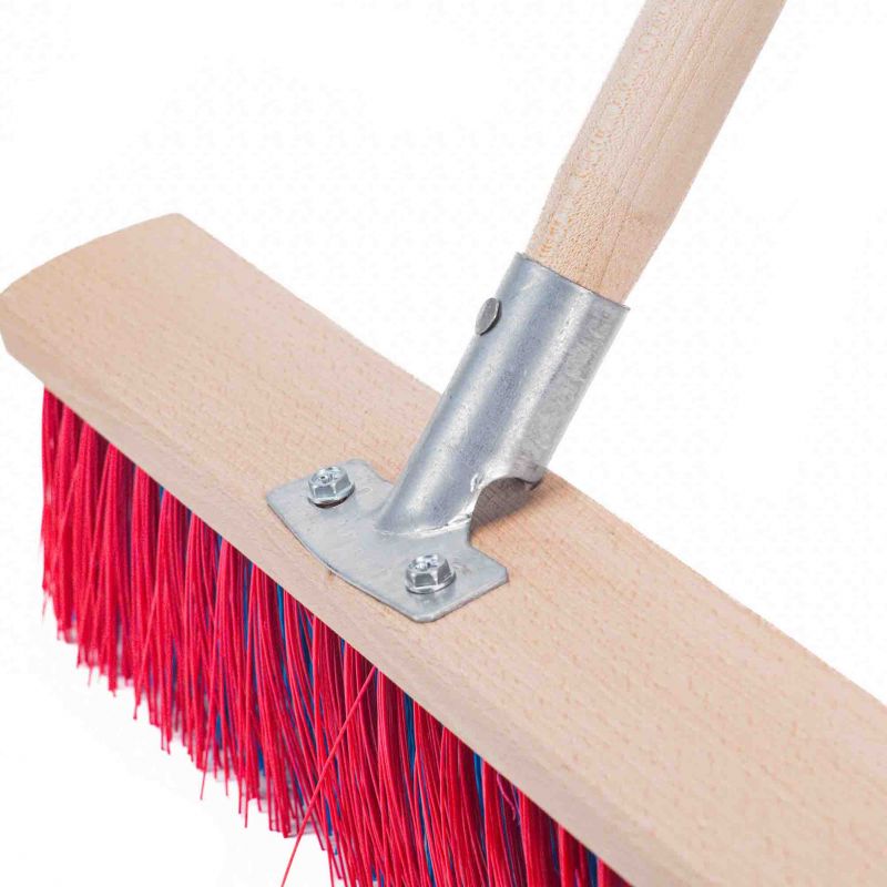 Kinekus Metla cestárska, 40cm s násadou, drevená, kovový úchyt