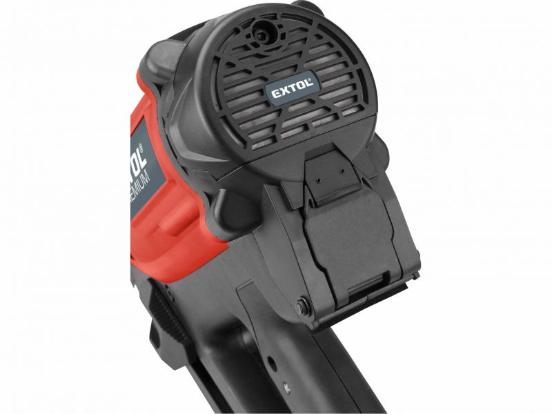 EXTOL PREMIUM Klincovačka plynová,80J,klince 50-90mm,akumul.zapaľovanie