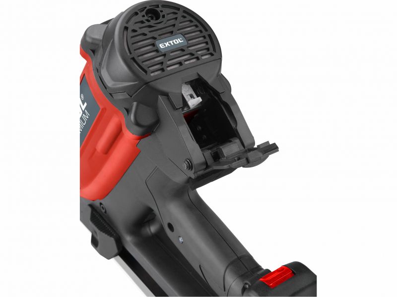 EXTOL PREMIUM Klincovačka plynová,80J,klince 50-90mm,akumul.zapaľovanie
