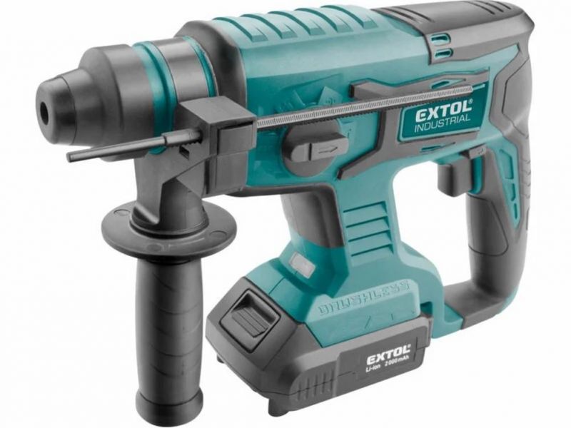 EXTOL INDUSTRIAL Kladivo vŕtacie akumulátorové Share20V, 1x 2Ah Li-ion, SDS-plus, 1,7J,