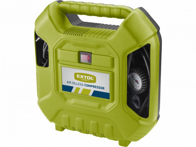 EXTOL CRAFT Kompresor bezolejový, príkon 1100W, 180L/min