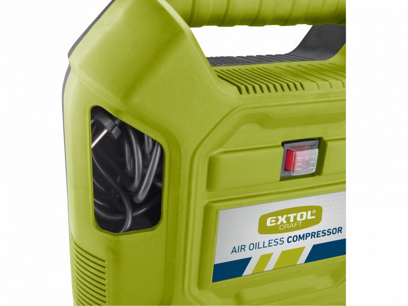 EXTOL CRAFT Kompresor bezolejový, príkon 1100W, 180L/min