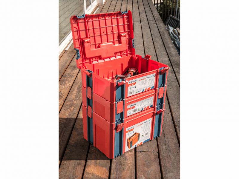 EXTOL PREMIUM Systainer, velkosť S, rozmer 443x310x128mm, ABS