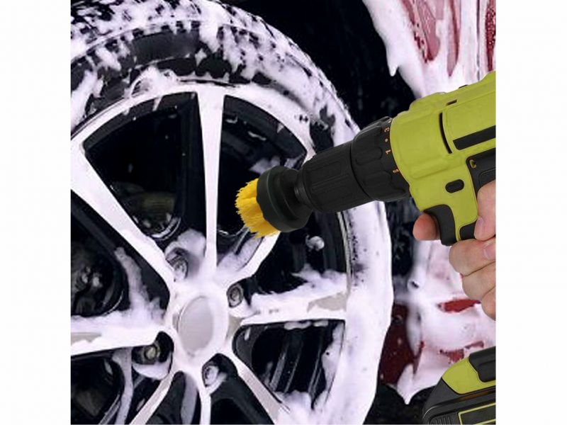EXTOL CRAFT Kefy čistiace so 1/4" stopkou do vŕtačky 4 ks