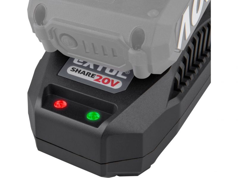 EXTOL PREMIUM Nabíjačka AKU bateriek Share 20V / 2,4A