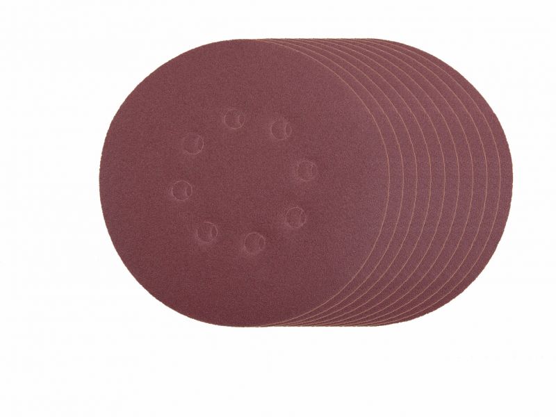 EXTOL PREMIUM Papier brúsny na s.zips pr150mm s otv. P100 10ks