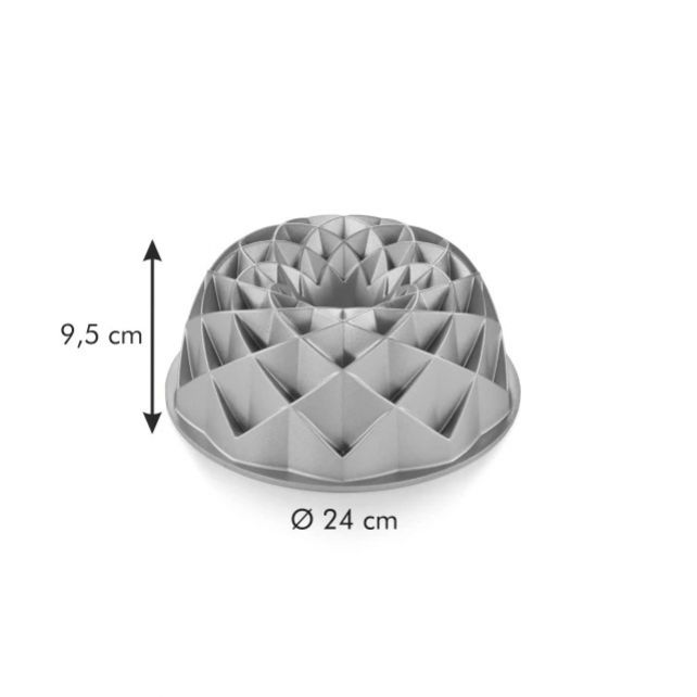 TESCOMA Forma na bábovku vysoká DELÍCIA priemer 24cm, diamant