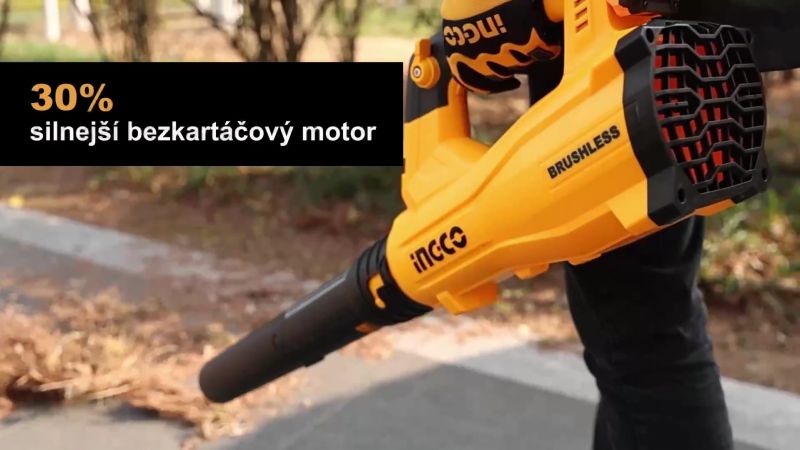 Kinekus Fukár záhradný CABLI20428 INGCO AKU 20V P20S INDUSTRIAL bez akumulátora a nabíjačky