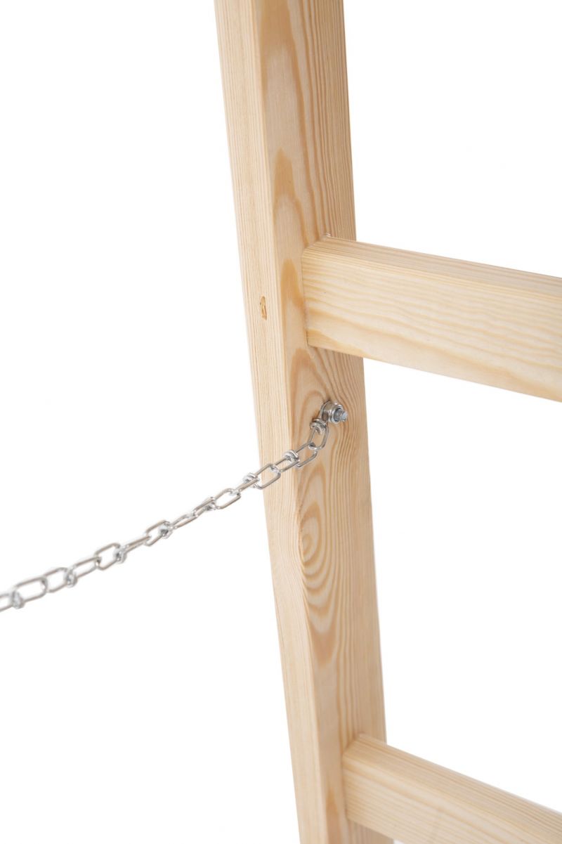 Kinekus Rebrík drevený, dvojitý, 6-priečkový