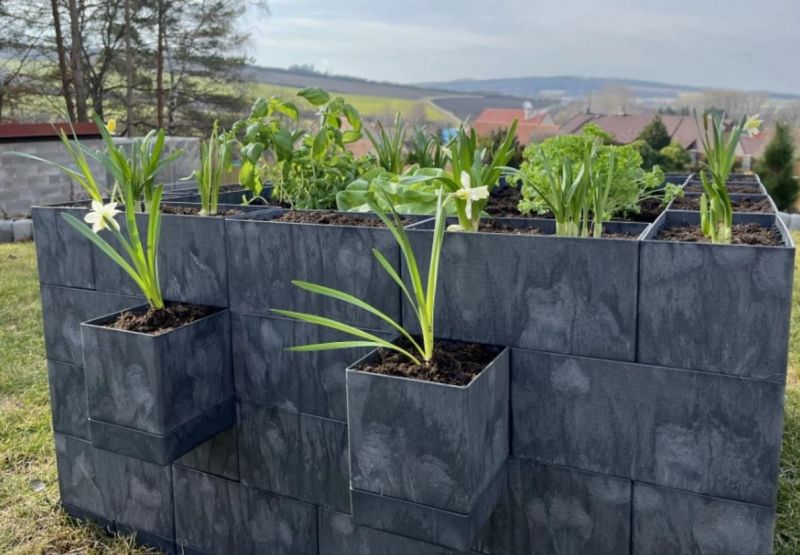 Kinekus Flexi Element, vyvýšený záhon, vysoký kvetináč