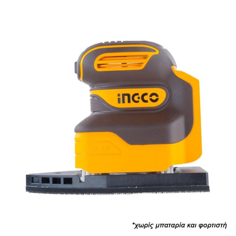 INGCO Brúska dlaňová CPSLI2014 INGCO AKU 20V P20S INDUSTRIAL, bez akumulátora a nabíjačky