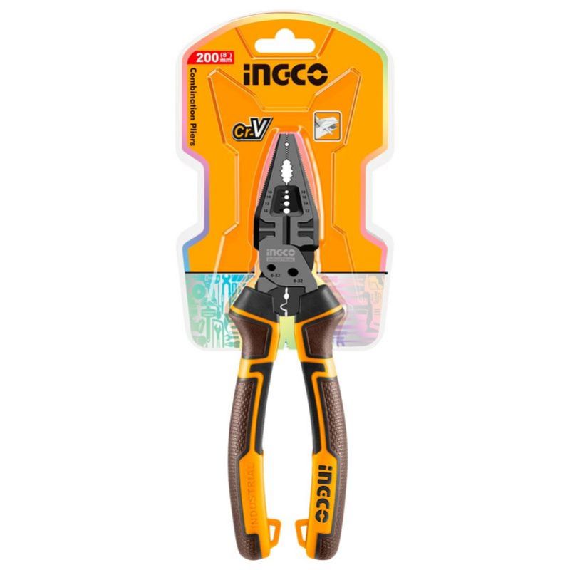 INGCO Kliešte kombinované 8v1 CrV 200mm INGCO Industrial