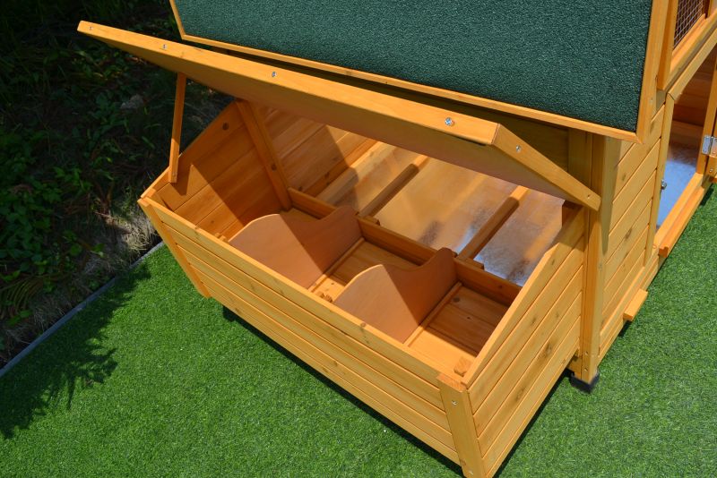 GARDENKUS Kurín drevený 150x100x96cm EUFRAT, hnedý GARDENKUS