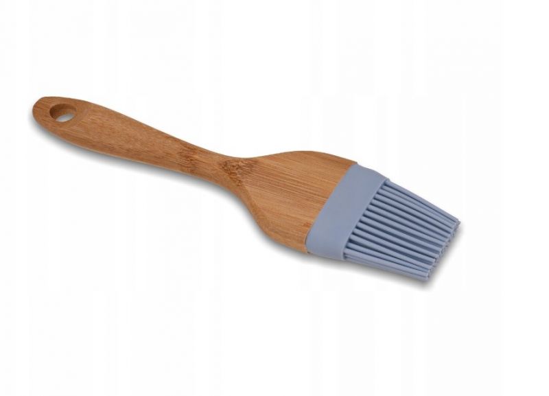 Kinekus Maslovačka silikón/bambus, 22cm, modrá