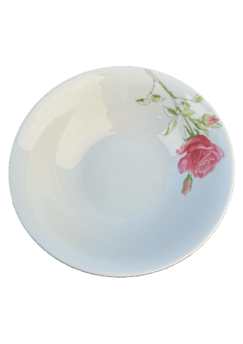 Miska okrúhla 18cm, s kvetinovým vzorom