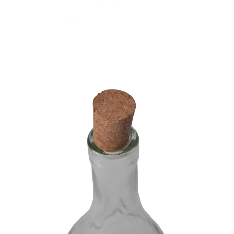 Kinekus Fľaša sklenená, 250ml, IKONA, s korkovým uzáverom